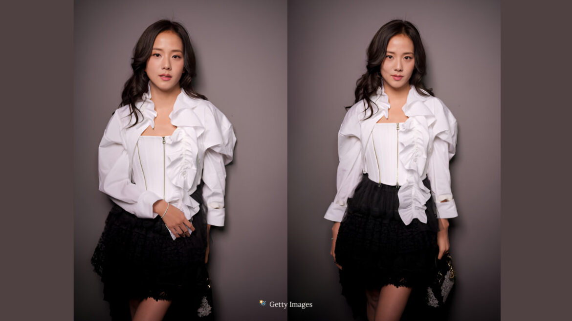 Jisoo at Dior Fall 2025 fashion show in Paris wearing a white corset, tulle skirt, and combat boots